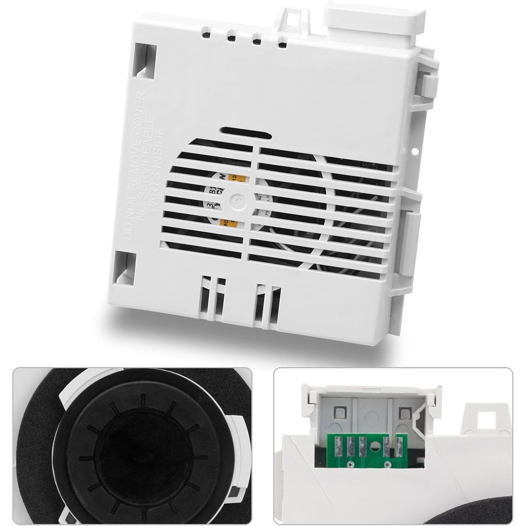 5304523304 154861101 Conjunto de Ventilação para Lava-Louças Frigidaire Kenmore, Peças de Motor de Ventilador Branco 462