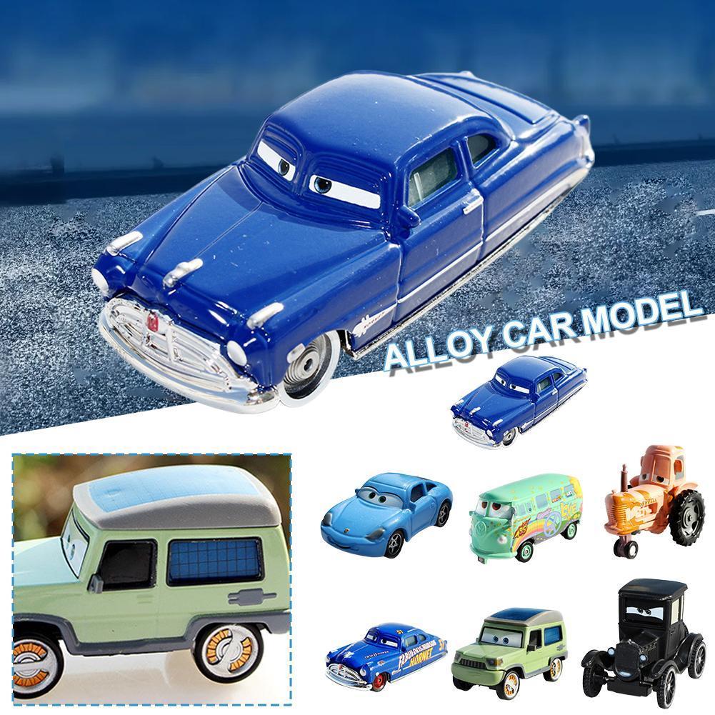 Carros Filme Diecast De Brinquedo Para Crianças Relâmpago Mcqueen Mater Doc Hudson Tira O Rei Xerife L0u8