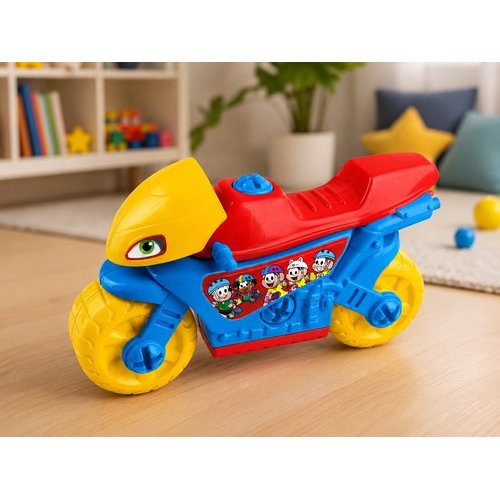 Moto Eletrica Infantil Cebolinha Veiculo Motorizado Criança Bicicleta Motor Kids