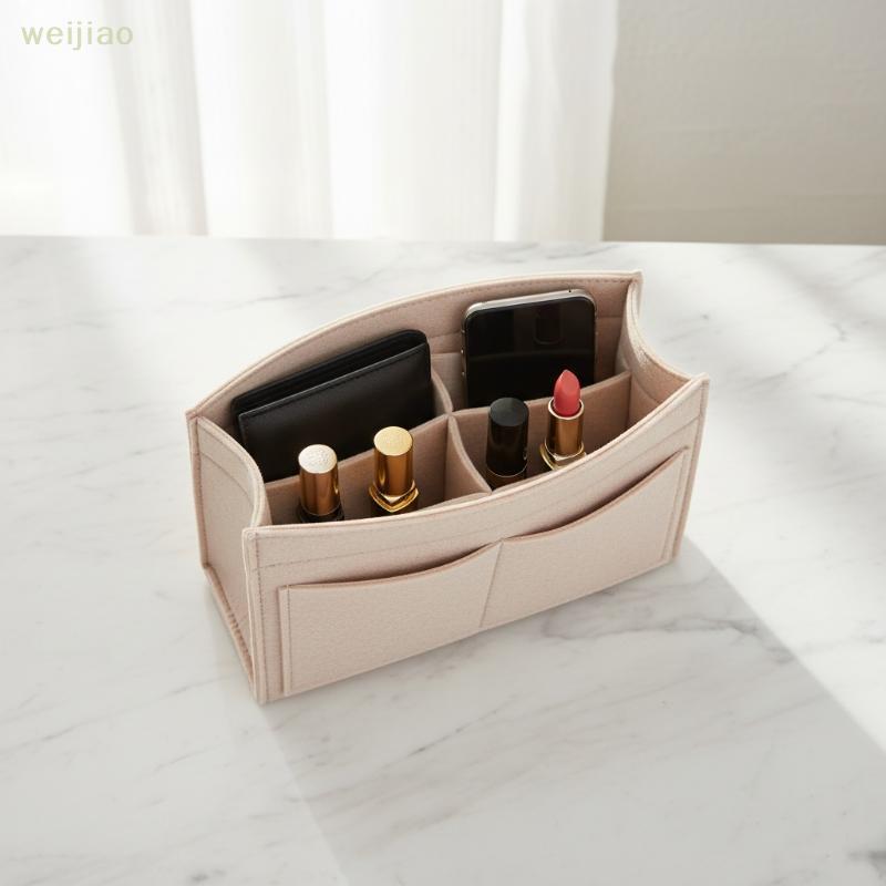 [WEI] Inserção Organizadora De Bolsa , Organizador De Feltro Multipoet Para Sacola Bom