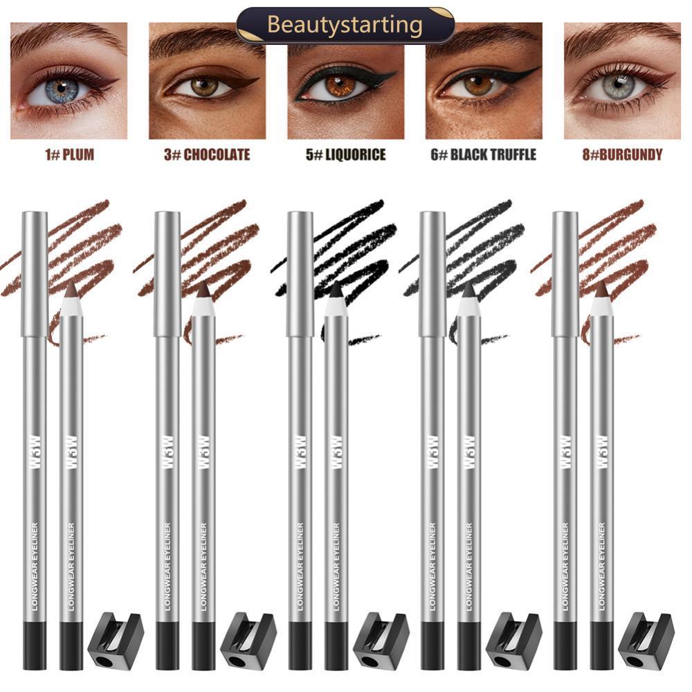 BEAUTYSTARTING Lápis De Gel Delineador Fosco Ultrafino Fácil Coloração À Prova D'água De Suor Manchas Em Cosmético O8Y7