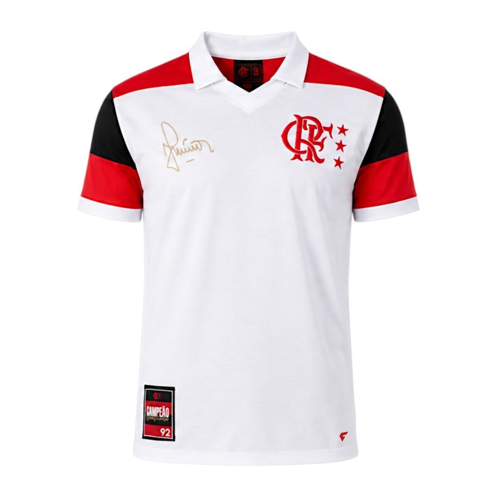 Camiseta Polo Flamengo Braziline Junior 92 Masculina