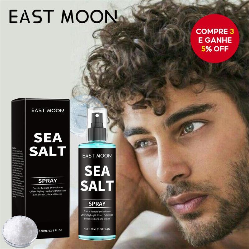 Spray de sal marinho para homens e mulheres Styling praia para cabelos Volume textura espessura spray de ondas e cachos