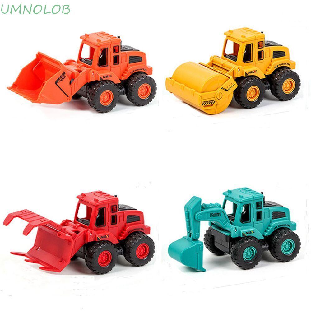 UMNOLOB Carro Jogar Brinquedo Caminhão Basculante Guindaste Escavadeira Brinquedos Educativos Clássico Inércia