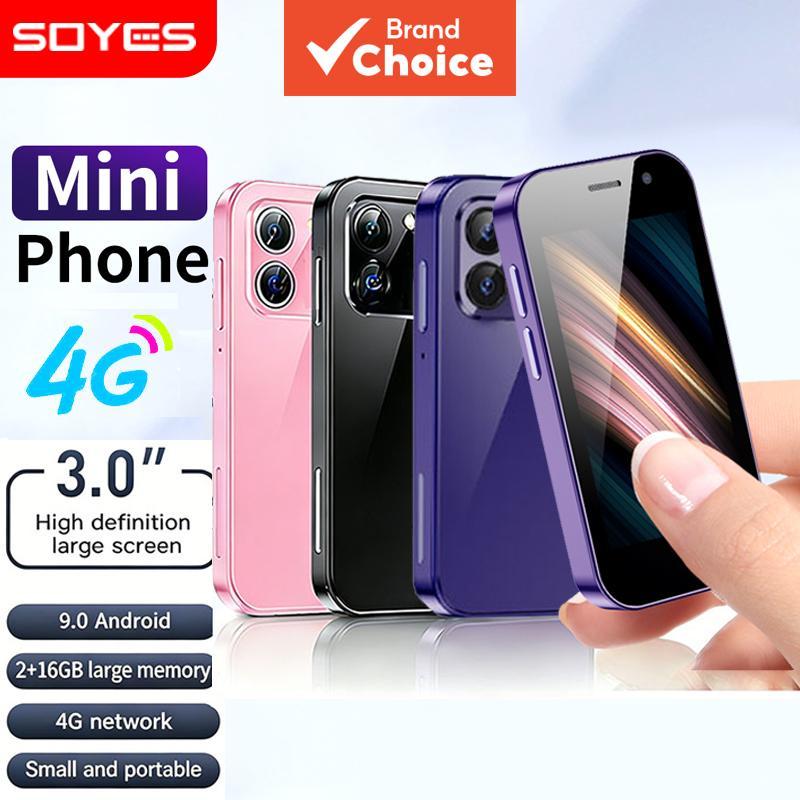 SOYES XS15 PRO Mini Smartphone 4G 2GB+16GB 3.0 Android 9.0 Dual SIM Reconhecimento Facial GPS Bluetooth Celular Pequeno