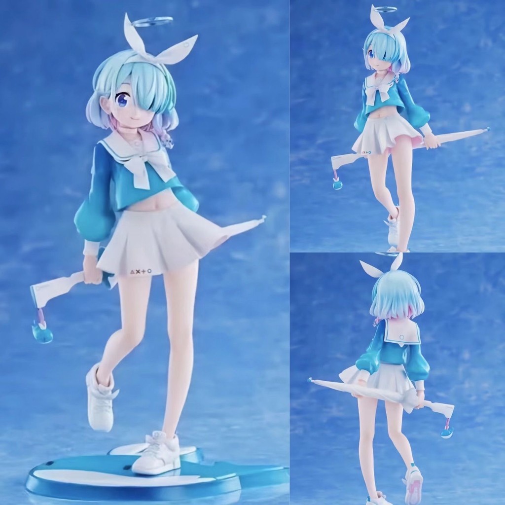 Arquivo azul arquivo azure arquivo azure Arona figura Anime bidimensional bonito chassi ornamentos Desktop