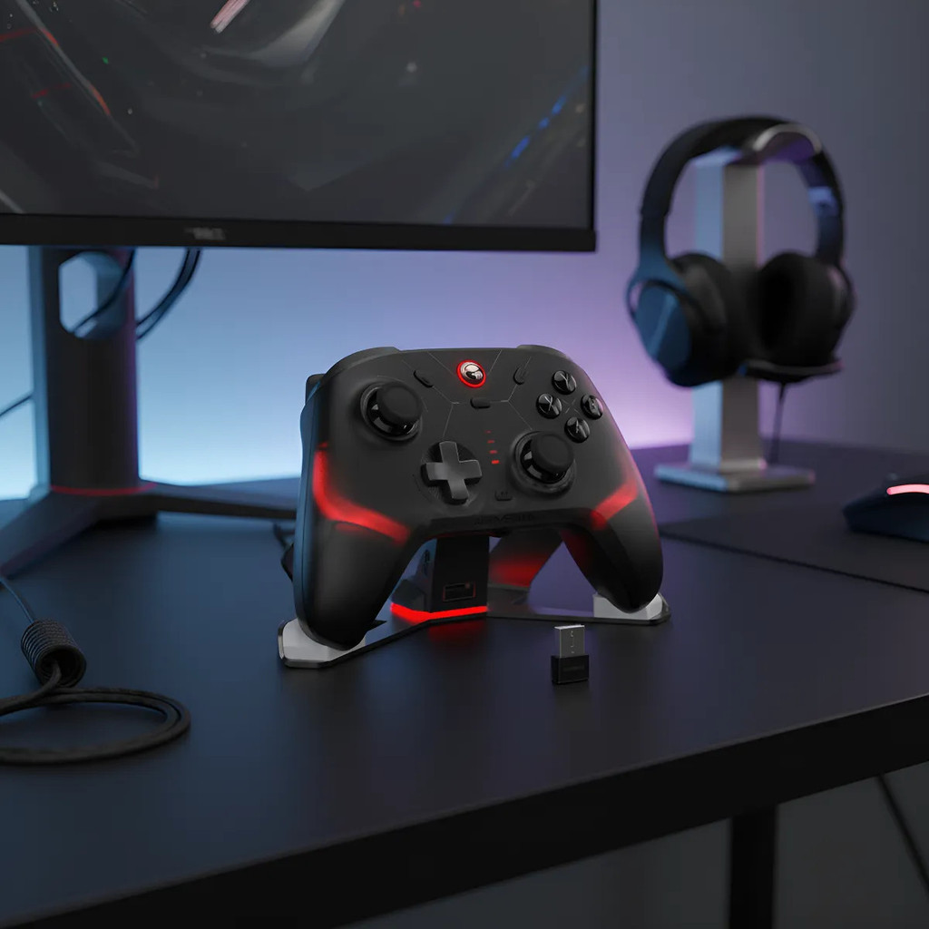 Controle Gamesir Cyclone 2 Sem Fio Hall Effect Joystick PC IOS Andoid Switch com Dock