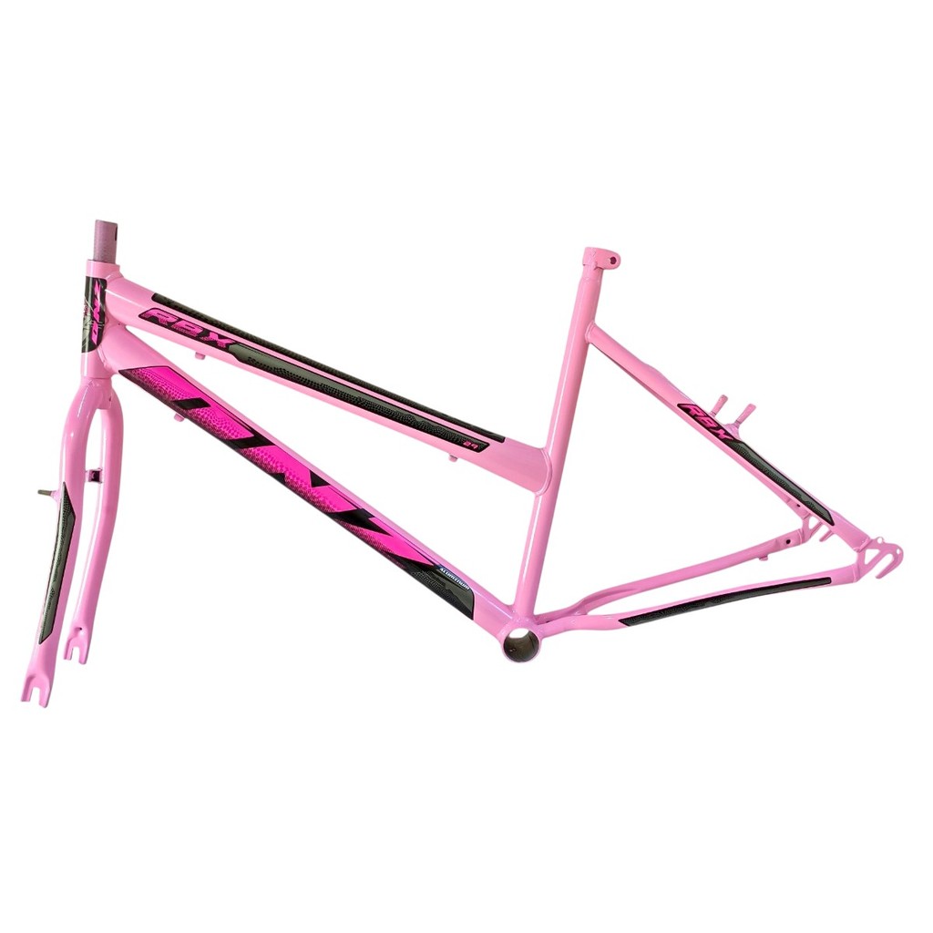 KIT QUADRO E GARFO FEMININO ARO 26 MTB EM AÇO FLY BIKE SHOP BICICLETAS DNZ MOUNTAIN BIKE DNZ ADULTO