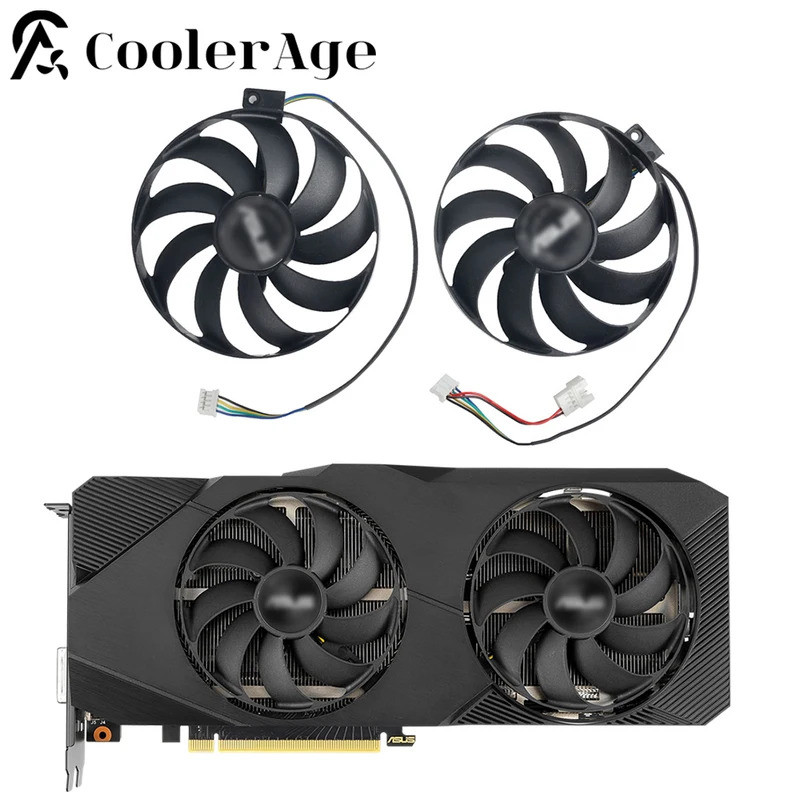 87MM T129215ventilador De Resfriamento De Placa De Vídeo Su Para ASUS RTX 2060 Super 2070 2080 2080super DUAL EVO Ventil