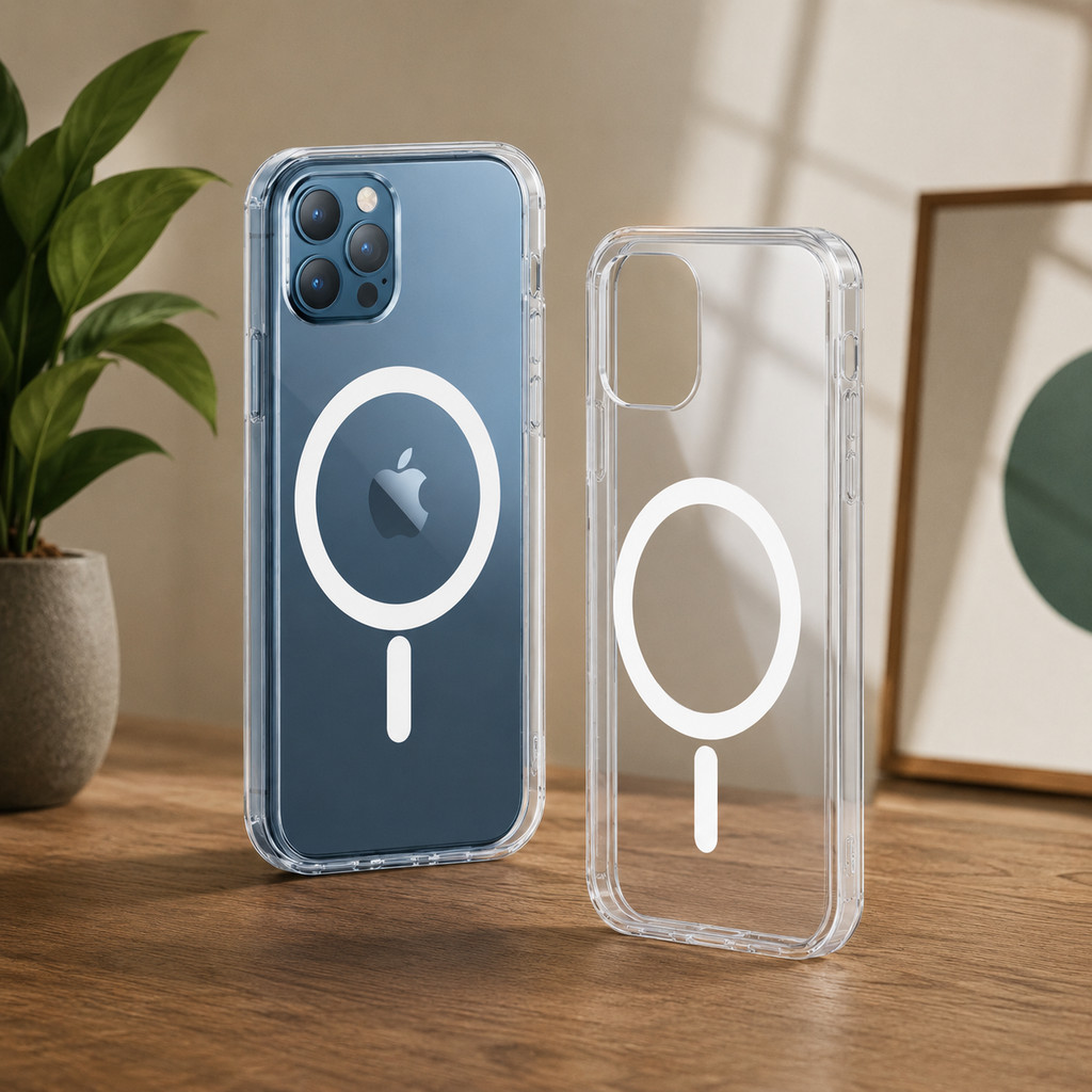 Capinha Transparente Compatível com Carregamento MagSafe | iP 11 ao 17 Pro Max⚡