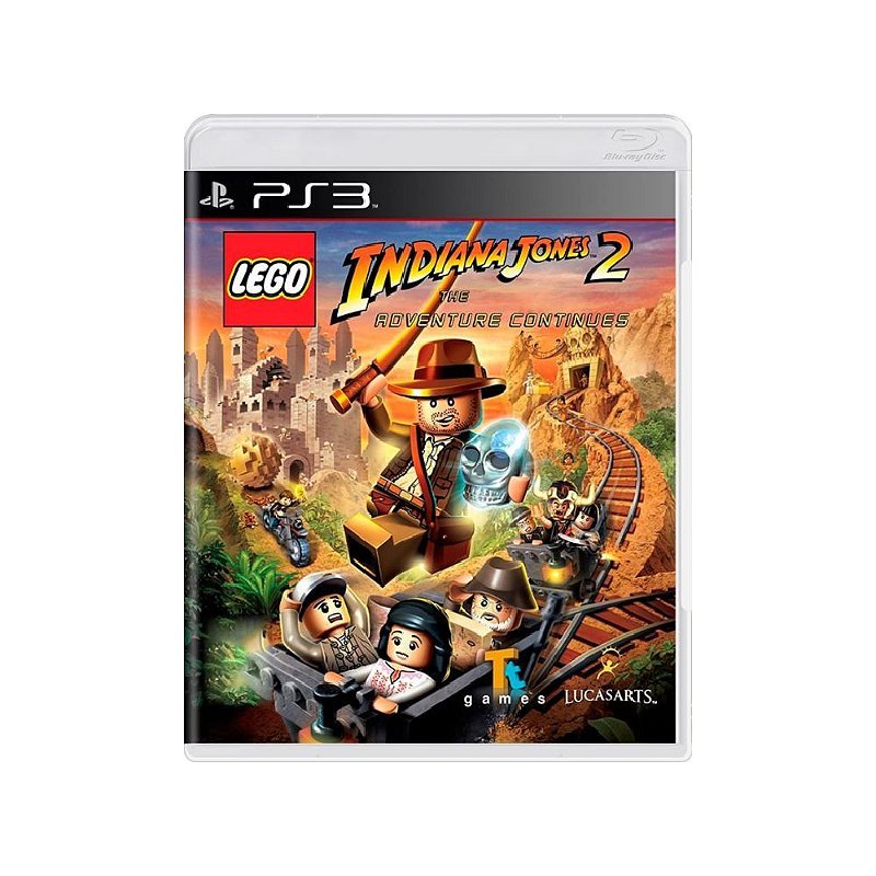 Jogo Lego Indiana Jones 2 The Adventure Continues - PS3 - Usado - Original