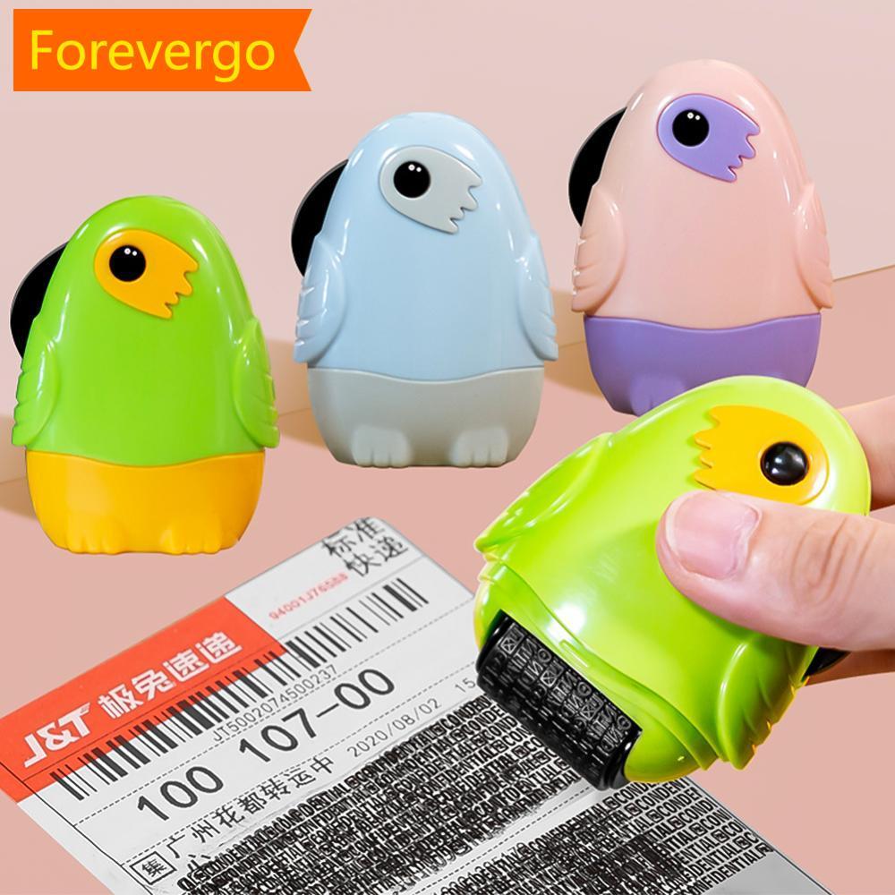 forevergo Bonito Portátil Proteção Contra Roubo De Identidade Rolo Confidencial Selo Marca Endereço Anti-Privacidade De