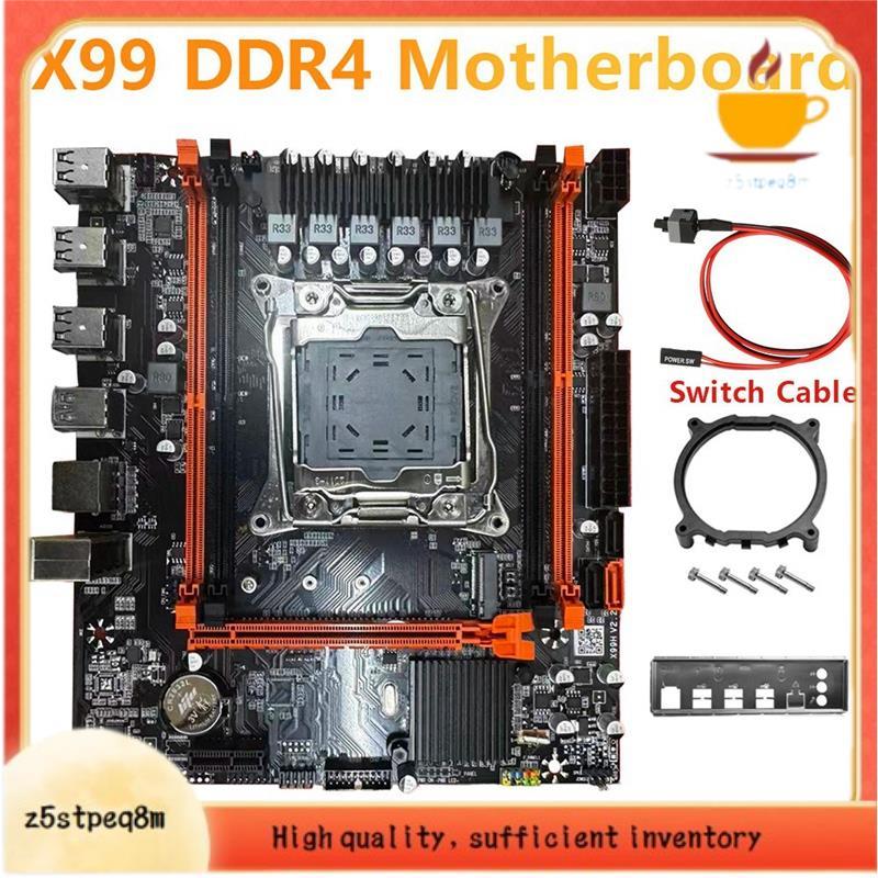 X99 D4 Kit Placa-Mãe Desktop B85 LGA2011-3 4X DDR4 REG ECC RAM Slots M . 2 PCIE SATA3.0 X99 Para Jogos