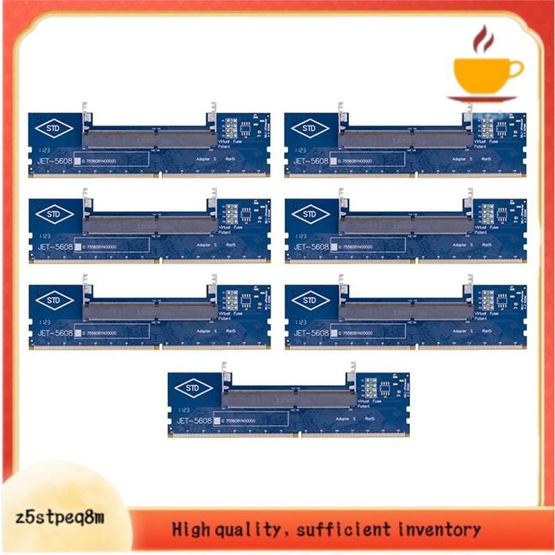 Memória DDR4 RAM 7PCS Adaptadores De Laptop Para Desktop SO-DIMM PC Cartão De Teste