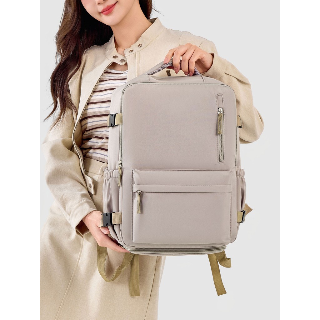 Modelo 2307 Mochila Viagem Feminina Masculinas Multifuncional Reforçada Impermeável Expansível Mochila Notebook