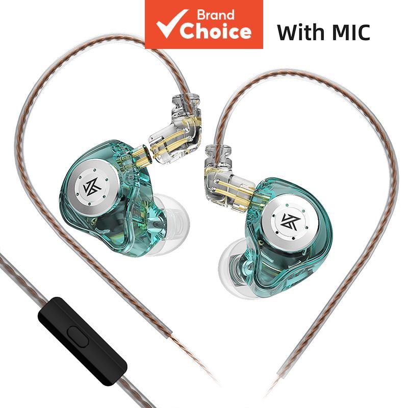 Fones de Ouvido KZ EDX Pro 3,5mm com Fio, Fone Intra-Auricular IEM TWS Sem Fio, Fones de Ouvido Bluetooth, Fones de