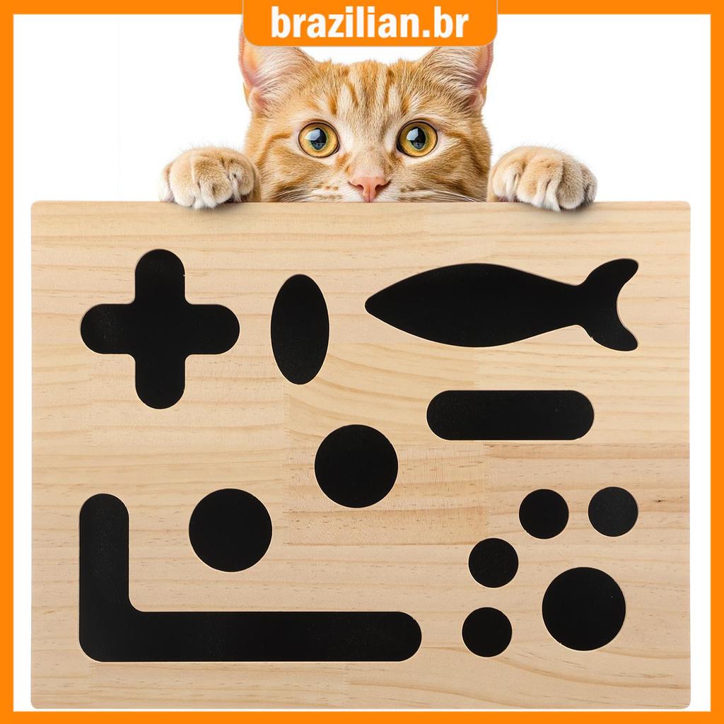 Gato Arquivo De Unhas Caixa De Enriquecimento De Risco Interativo Scratch Puzzle Brinquedo Com Forro De Lixa SHOPCYC3891