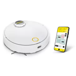 Robô Aspirador Kärcher RCV 3 Com Mapeamento 2 em 1 Aspira e Passa Pano Bivolt