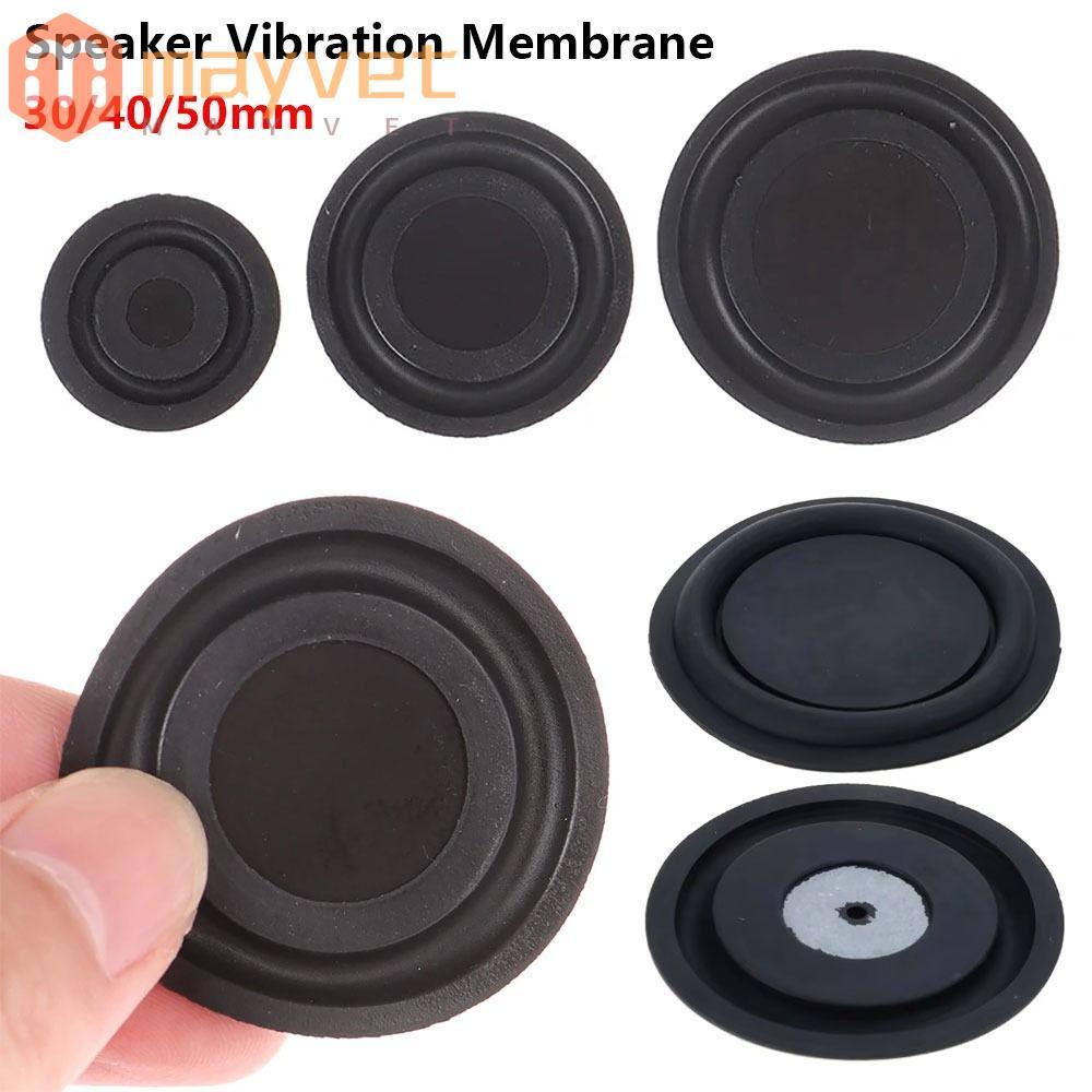 Membrana De Vibração De Alto-Falante MAYVET 1/2 Unidades , Radiador De Baixo De Borracha De 30/40/50 Mm Passivo Preto Su
