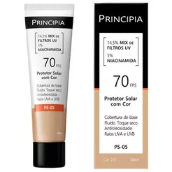 Protetor Solar Facial Principia PS-05 FPS70 Cor 2.0 30ml