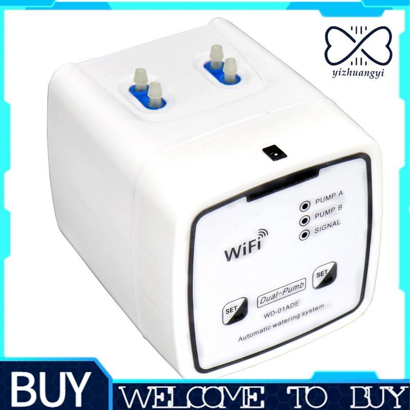Dispositivo De Rega Inteligente Para Equipamentos Hidropônicos WIFI Bomba Dupla Sistema De Irrigação Por Gotejamento Aut