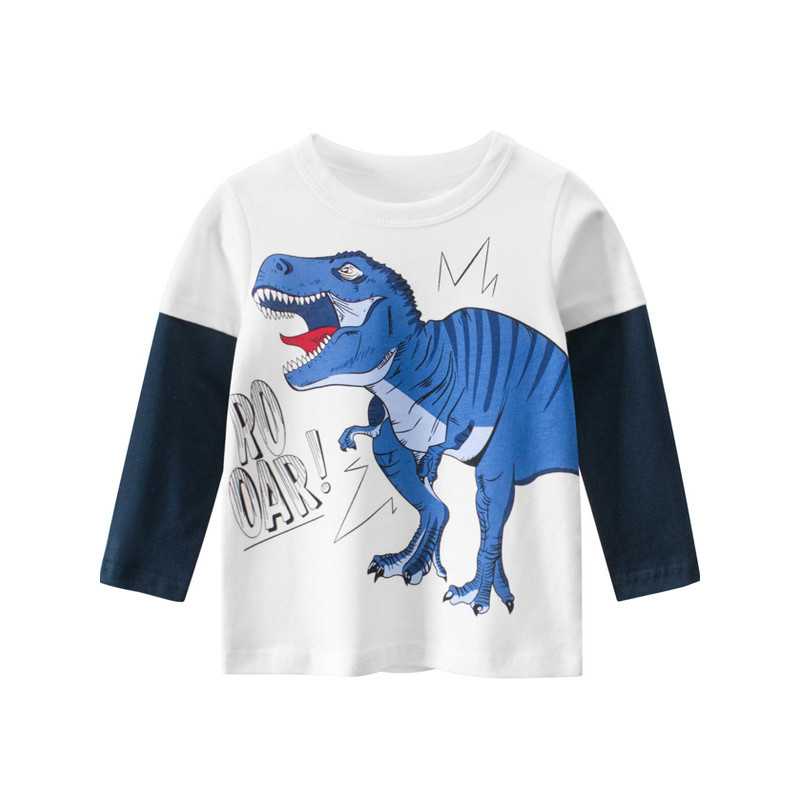 27 crianças versão coreana comércio exterior roupas infantis 2026 primavera camisa de fundo superior infantil camiseta d