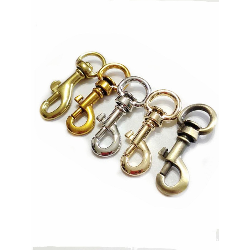 Saco acessórios de ferragem Mini gancho fivela gancho rotativo comprimento 4.6cm corrente gancho chave gancho saco com g