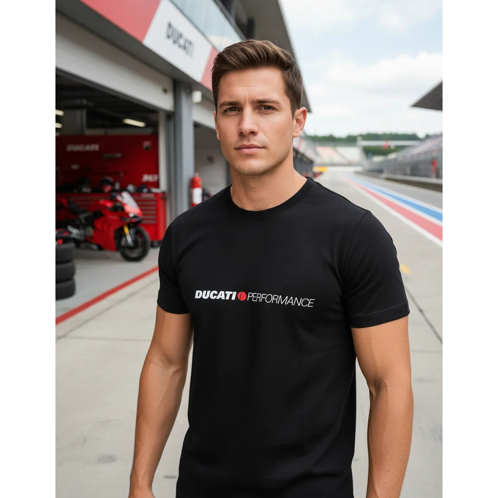 Camiseta Moto Ducati Motorcycle Desmo Corse Algodão