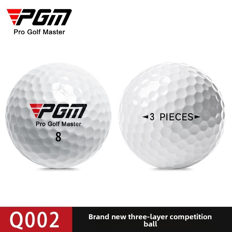 PGM Golf 10PCS Bolas De Golfe Q002-2 | Bola Em Camadas Brancas De 3