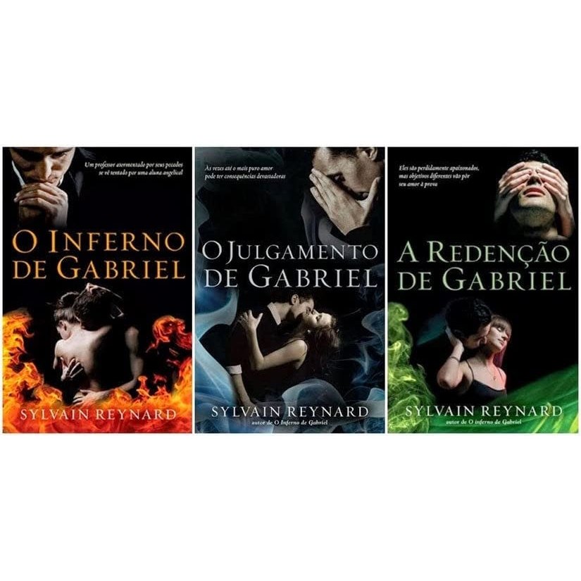 kit  Com 3  Livros  - O Inferno De Gabriel -  Não Esta No Box - Trilogia Literatura de Sylvain Reynard 8008529