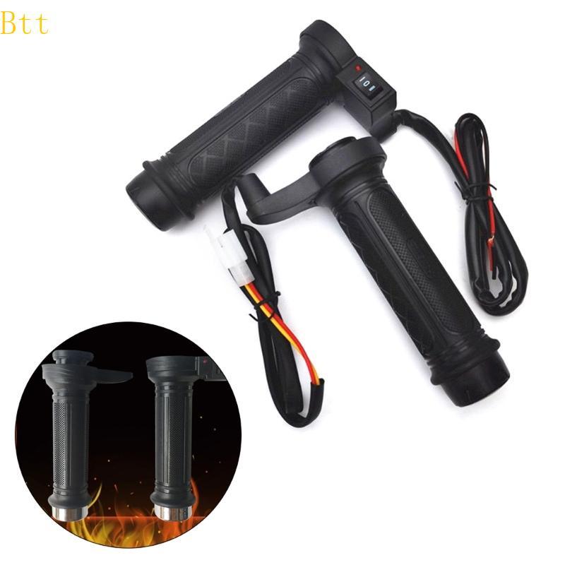 Apertos Mão Aquecidos Para Scooter 22mm Alça Aquecedora 12V Aperto Quente Ajustável 2x