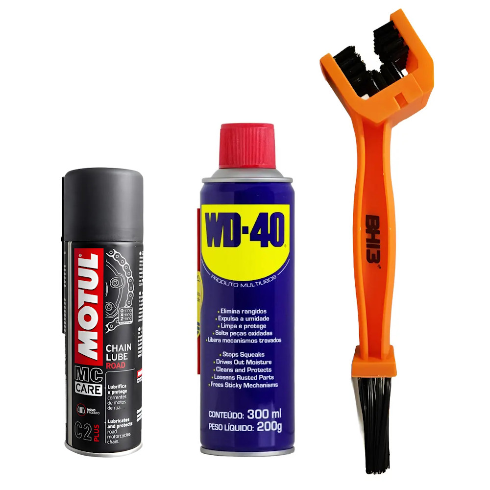 KIT WD-40 300ML + ESCOVA + MC CARE C2 PLUS