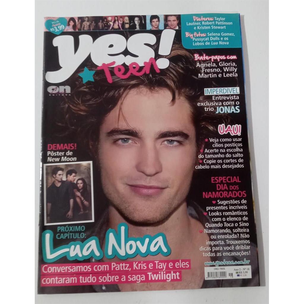 Revista Yes Teen - Série Crepusculo - Lua Nova nº 18 autor Revista Yes Teen - Série Crepusculo