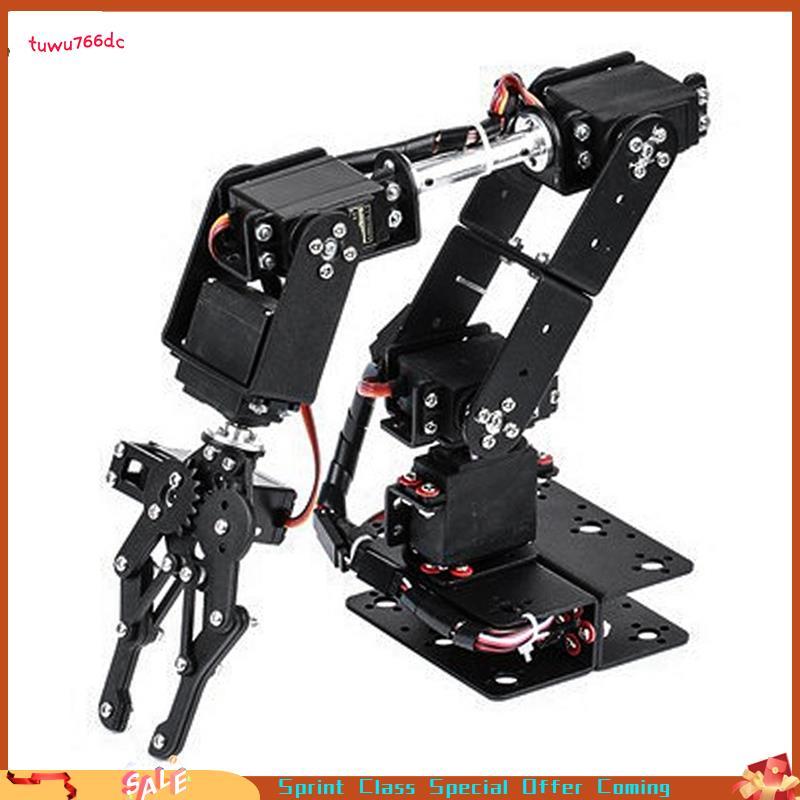 [Entrega Rápida BR] 6DOF Robô Mecânico Braço Braçadeira Garra Kit DOF Manipulador De Grau Industrial Para Robótica