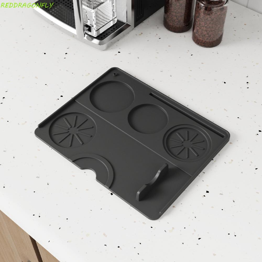 Tapete Compactador De Café Expresso RDERGOYL , Antiderrapante Com Isolamento | De Silicone , Bar De 2 Em 1 Resistente Ao