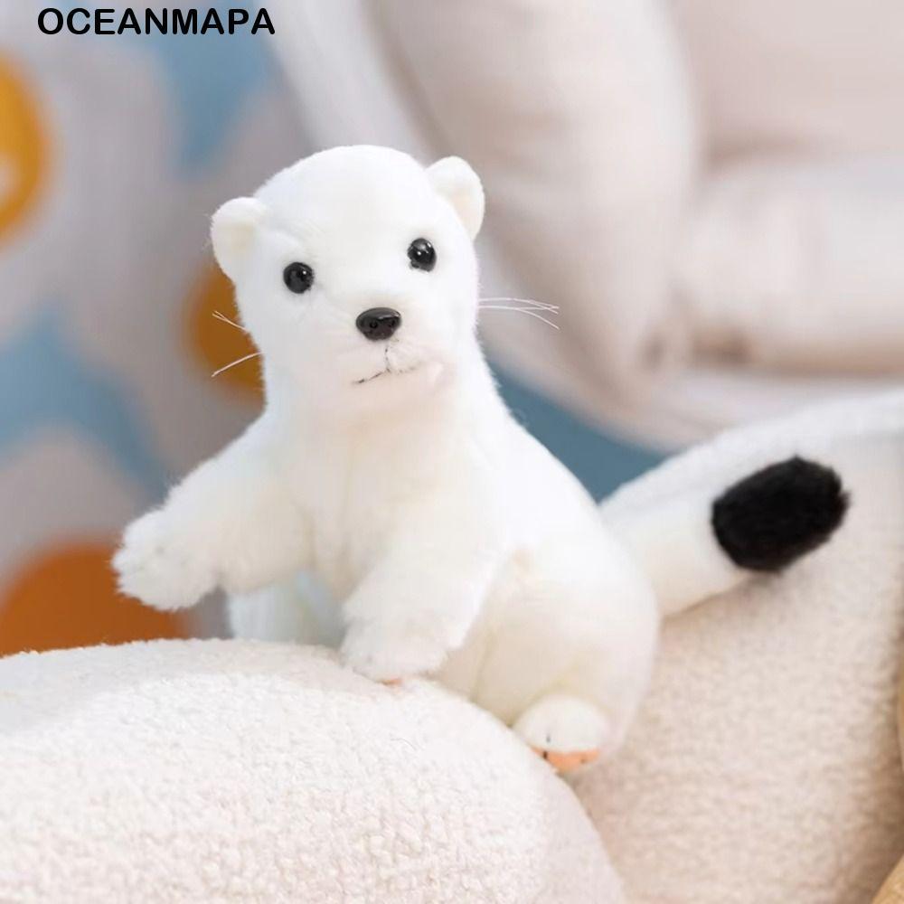 Brinquedo De Pelúcia Doninha OCEANMAPA , Adorável Desenho Animado Boneca Weasel Rat ,