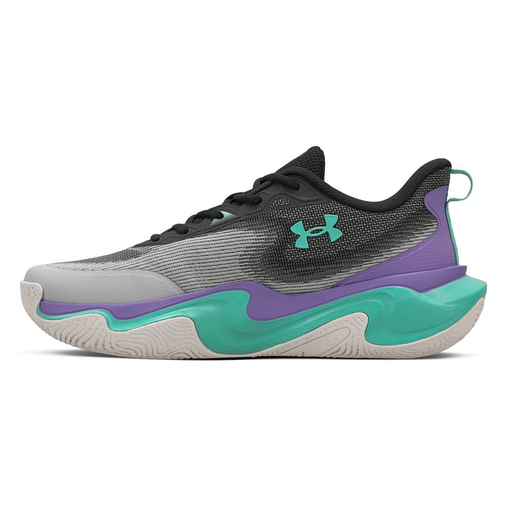 Tênis Under Armour Layup Masculino Preto Multi Cano Baixo Leve Resistente Casual