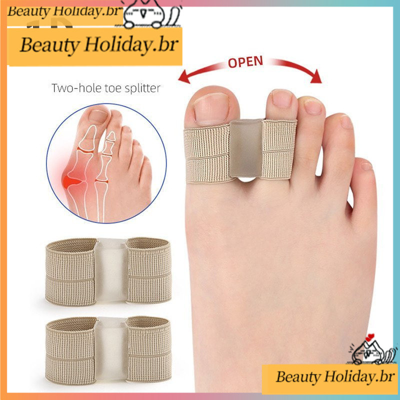 1 Peça Separador de Dedos Corretor de Joanete Hallux Valgus Órtese Ortopédica para o Pé Ajustador de Polegar Correção Ór
