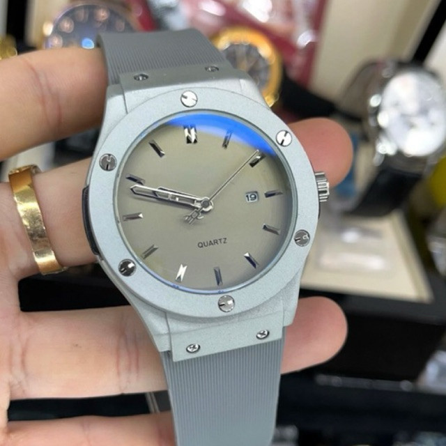 Lançamento Relógio masculino hulot BigBang Social Quartz Relógio de Luxo Unissex Aprova d’água   envio imediato