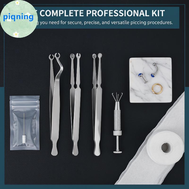 Piqning Pinça De Piercing De Aço Inoxidável , Ferramenta De Braçadeira , Brinco De Unha Labial , Clipe De Punção , Abert