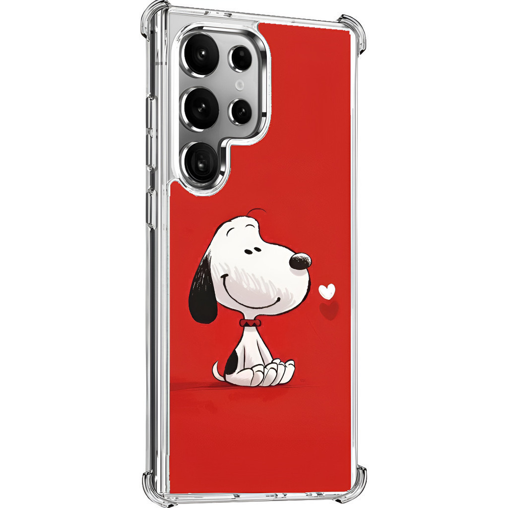Capa protetora à prova de choque da Samsung, tema Snoopy Love