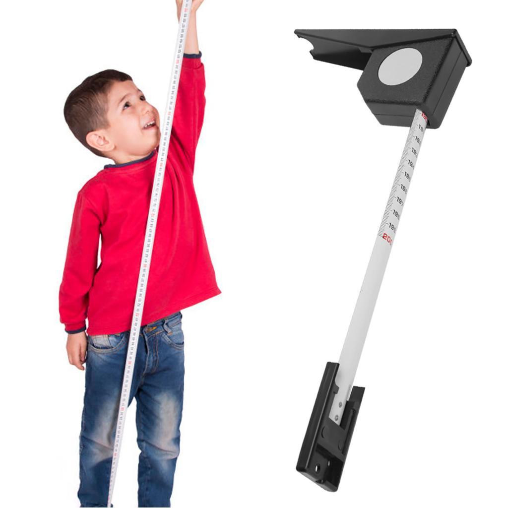 besttool-BR Medidor de estatura de altura retrátil Ferramenta de medição de metal conveniente para medição precisa da