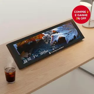 Monitor Secundário Thermalright TROFEO VISION USB-C Mag HD de 9,16 polegadas