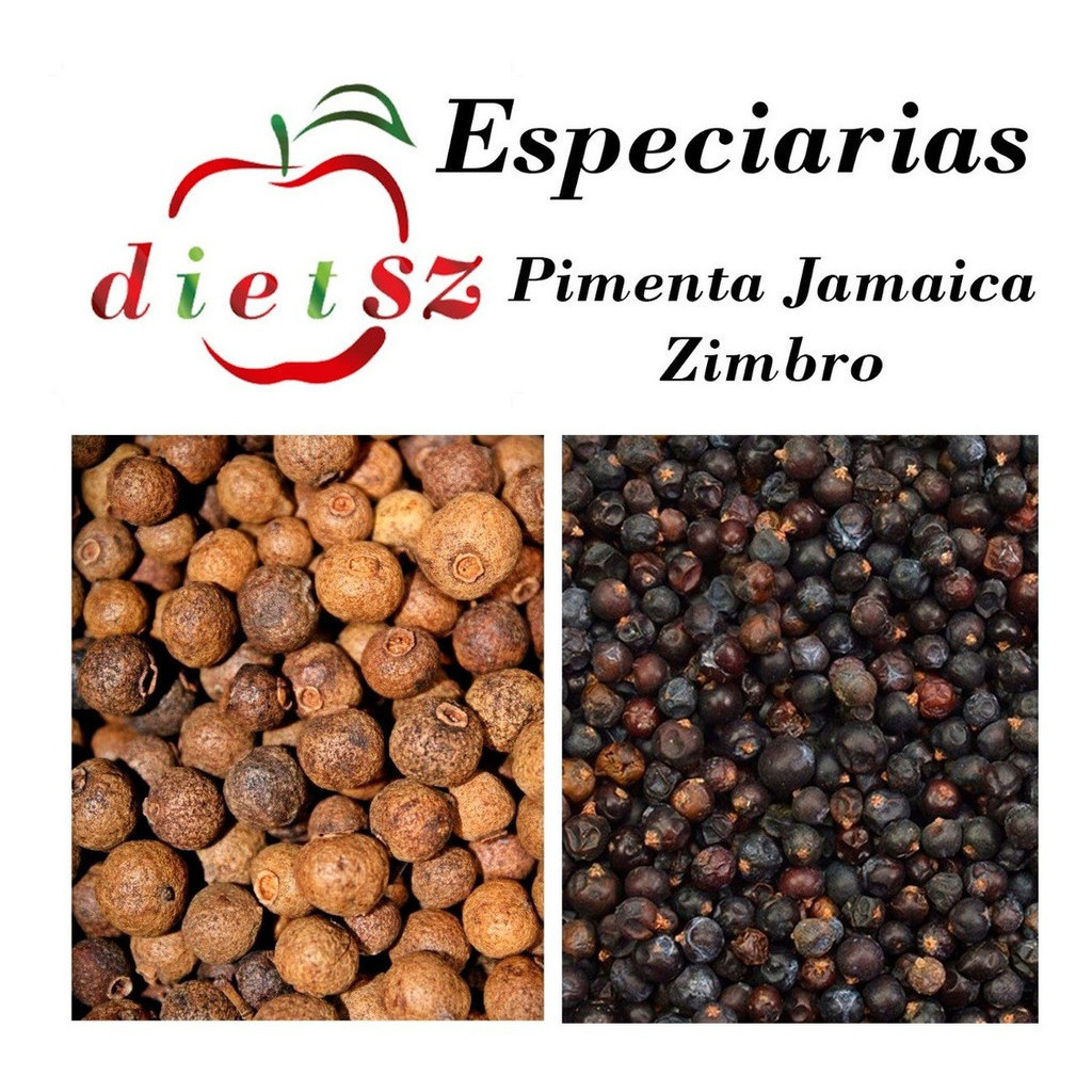 Gin Zimbro E Pimenta Jamaica 20g Cada Empório Dietsz Especiarias