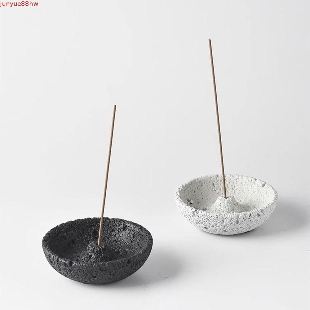 Suporte Para Bastão De Incenso JUNYUE , Plugue Estilo Planetário Em Queimador De Cimento , Com Textura De Concreto
