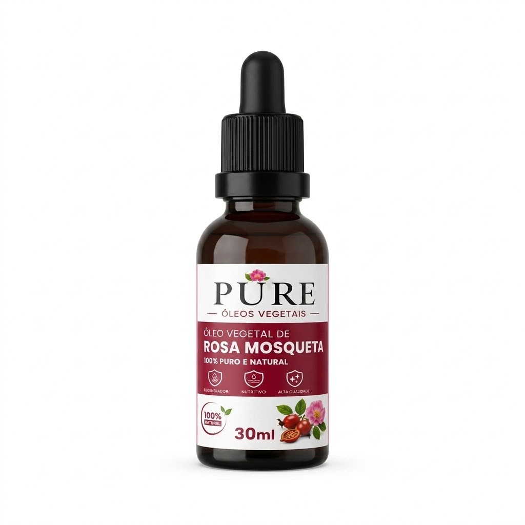 Óleo Vegetal De Rosa Mosqueta 100% Natural 30ml