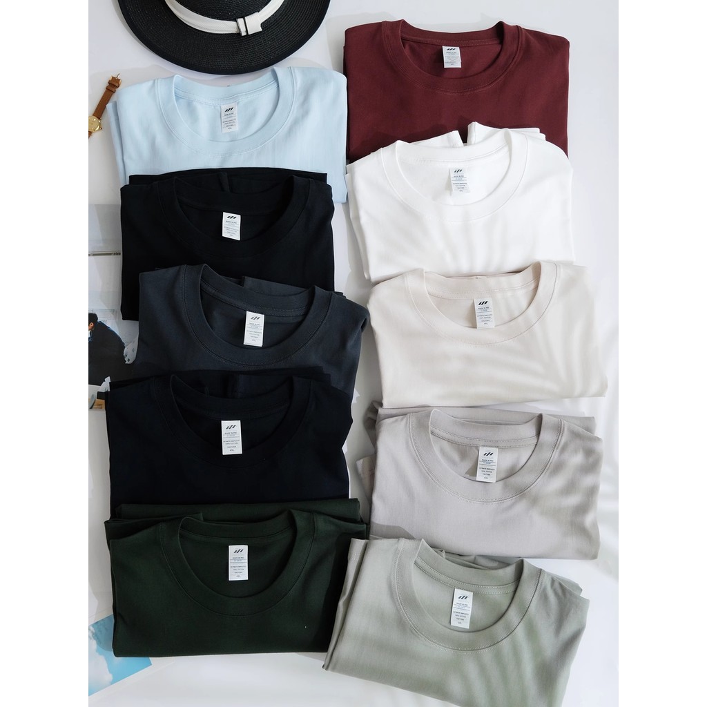 Produzido por Xiaoer [mesmo estilo para homens e mulheres!230g 20 contagens de algodão] Camiseta confortável de manga cu