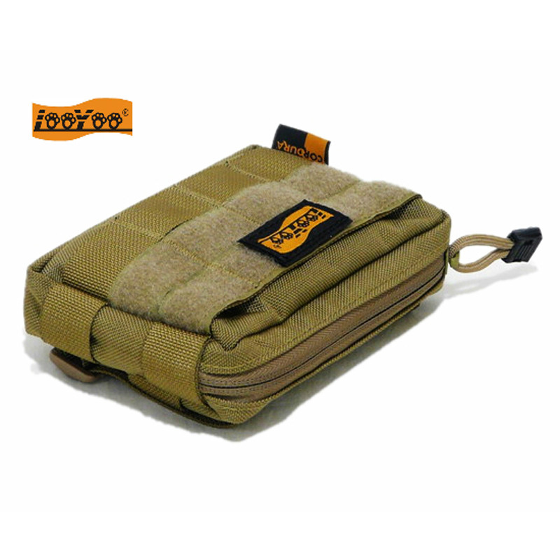 Road Tour A43 molle diversos acessório saco acessório EDC usar cinto pequeno saco de cintura uso ventilador militar náil