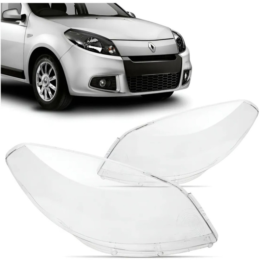 Par Lente Farol Principal Sandero 2012 2013 2014