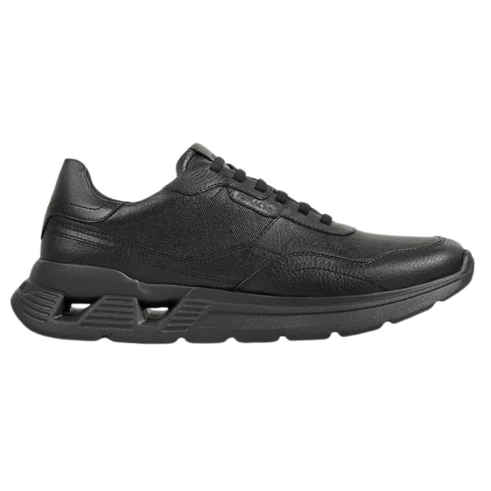 Sapatênis Ferracini Speed Masculino Preto casual em couro